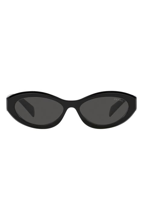 Prada 55mm Irregular Sunglasses 